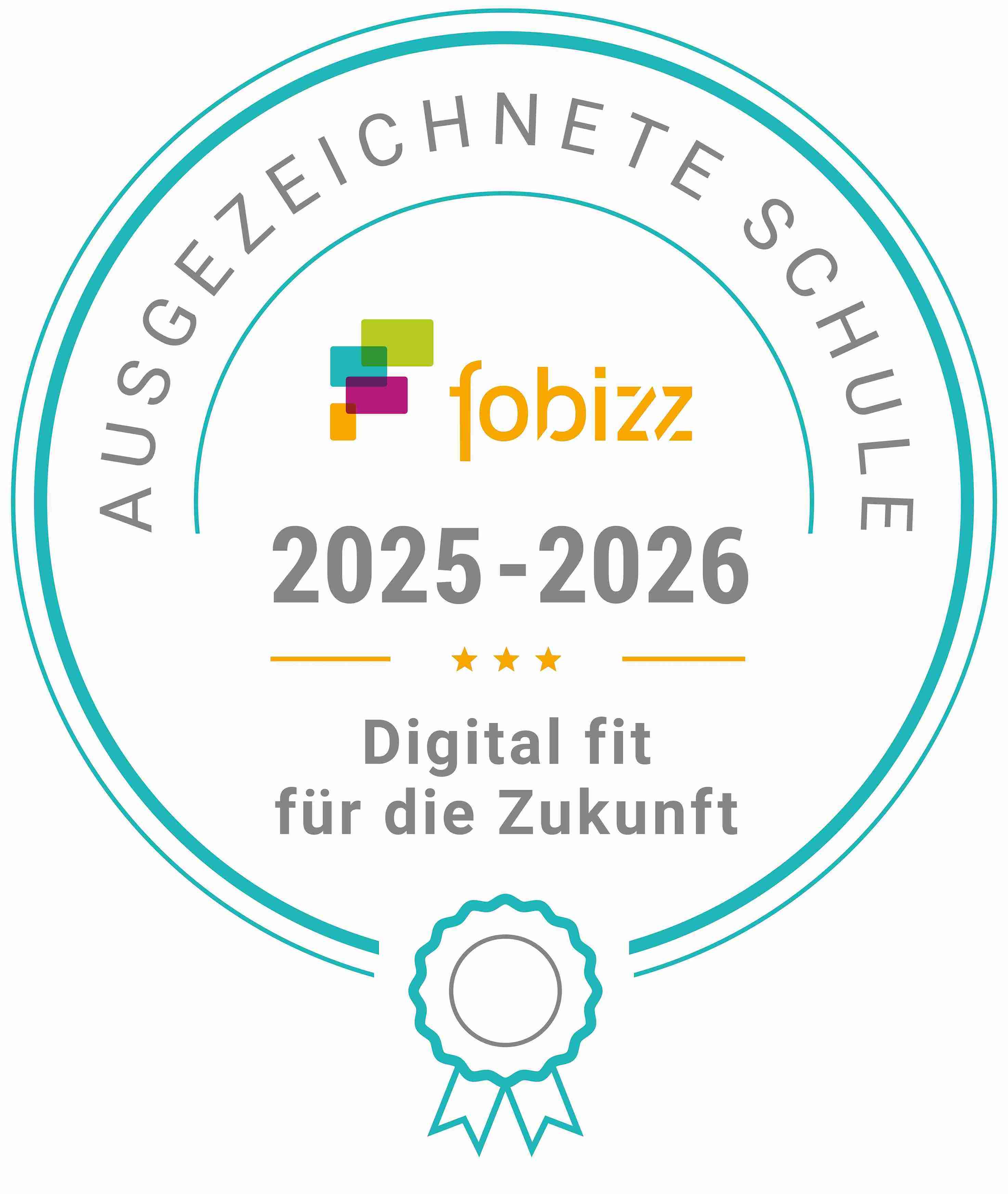 fobizz Siegel 2025 2026 weißer Hintergrund